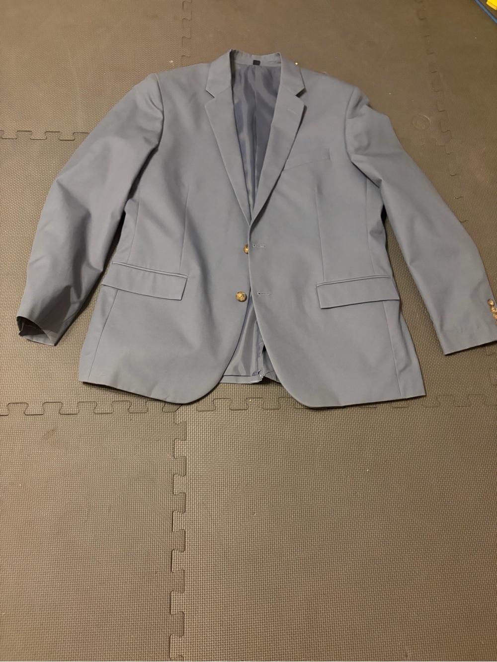 Men's NWT J Crew Light Gray Two-Button Blazer